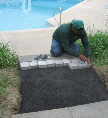paver installation photo